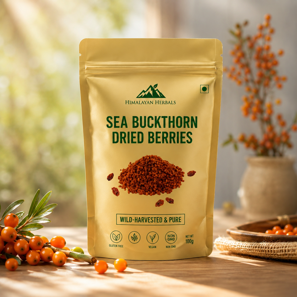 Sea Buckthorn Dry Barriers 100% Pure organic