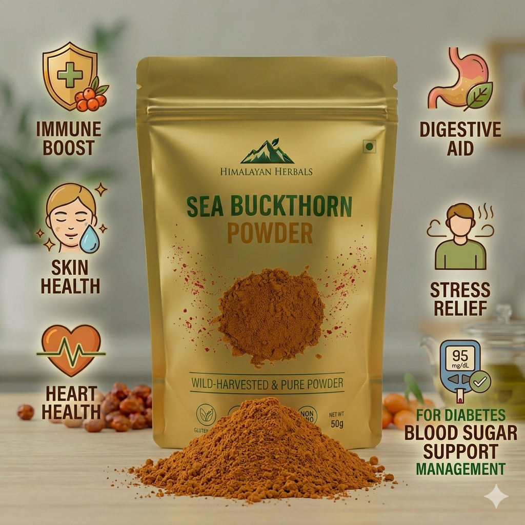 Sea Buckthorn Powder – 100% Pure Organic