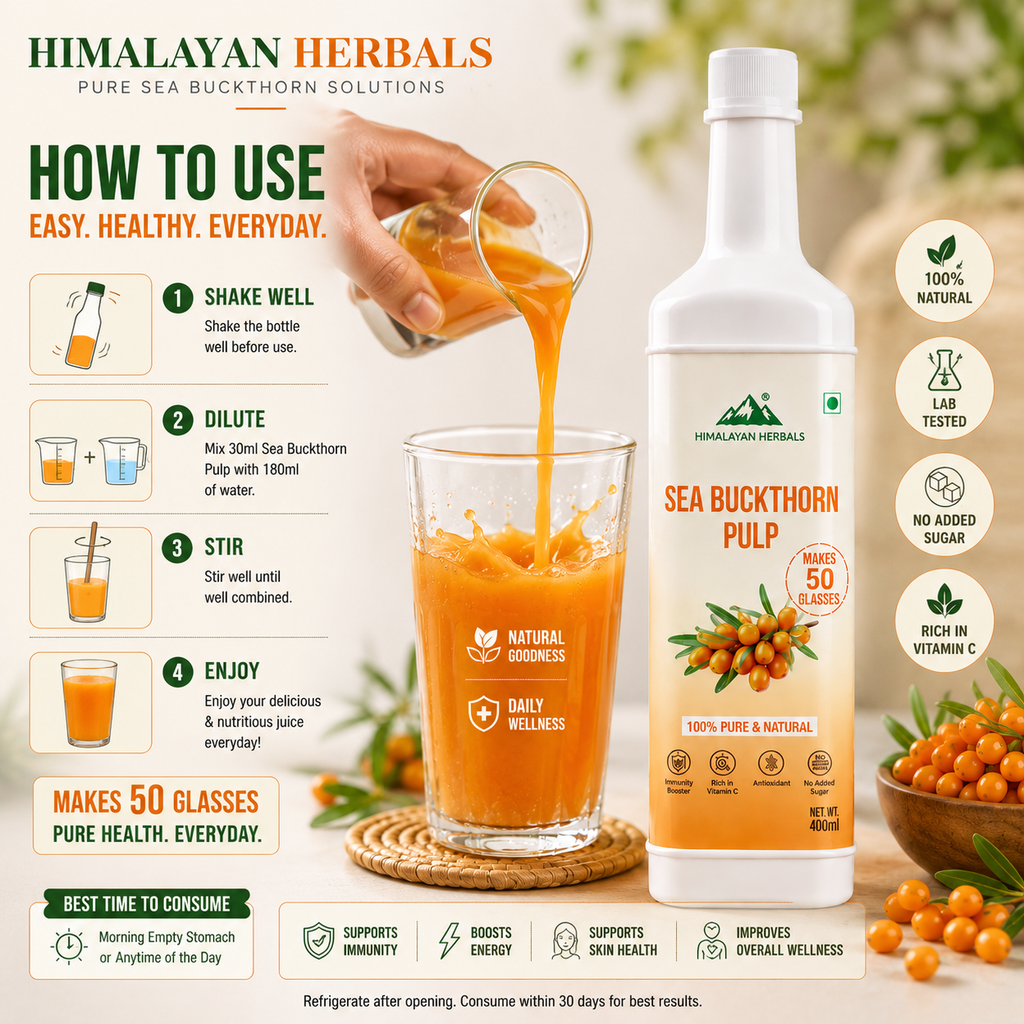 Pure Sea Buckthorn Pulp  (Juice)